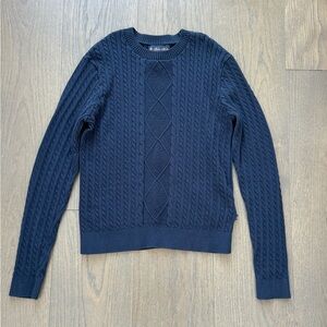 Brooks Brothers Child Navy Crewneck Sweater.  Size 12 Years old.